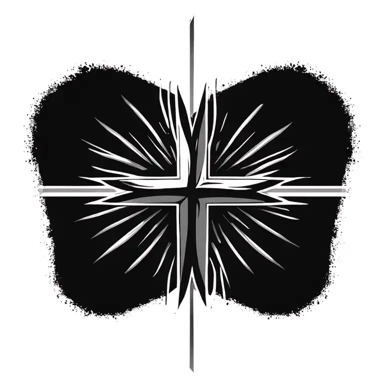 Small Cross Tattoo For Man