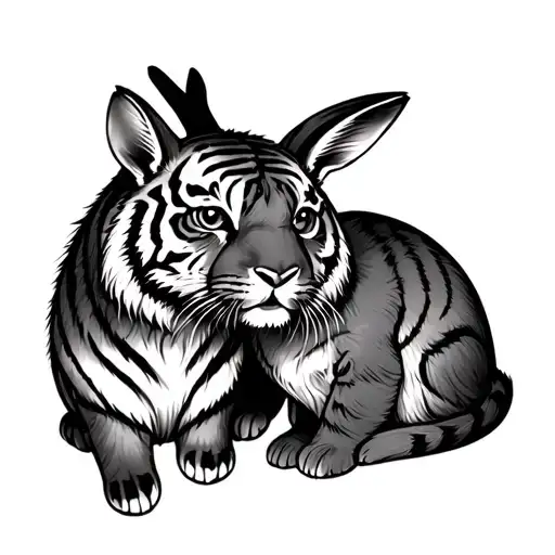 Tiger And Rabbit In Love