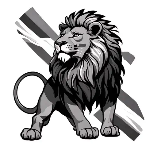 Lion And Union Jack