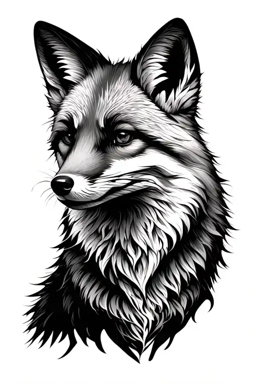 Whispy Line Stretches Down Arm With Intermittent Shadows Of Fox Which Storyboard Its Life