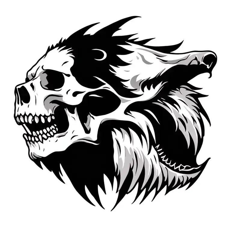 Skull Sea Wolf