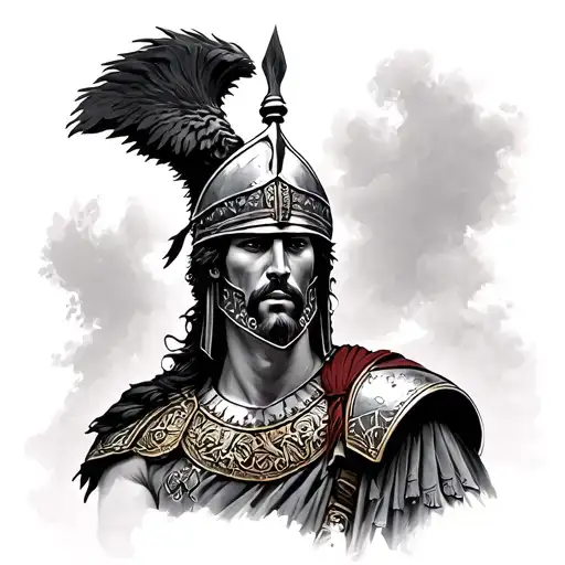 Light Line Work Roman Soldier