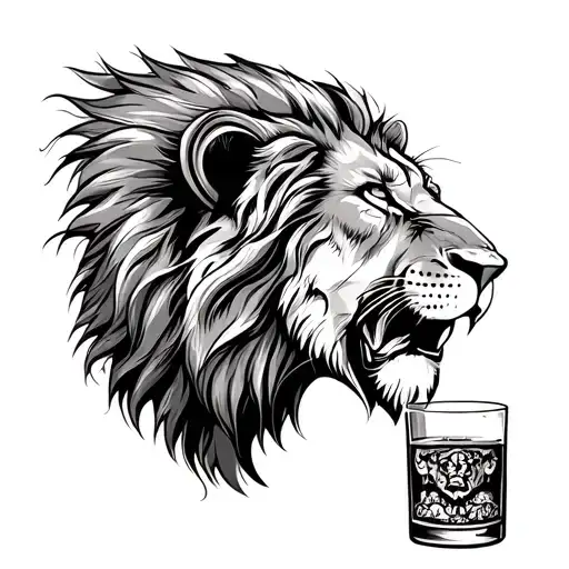 Lion And Alcohol