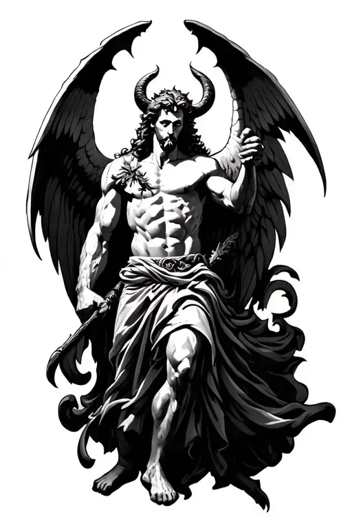 St Michael Fighting Satan