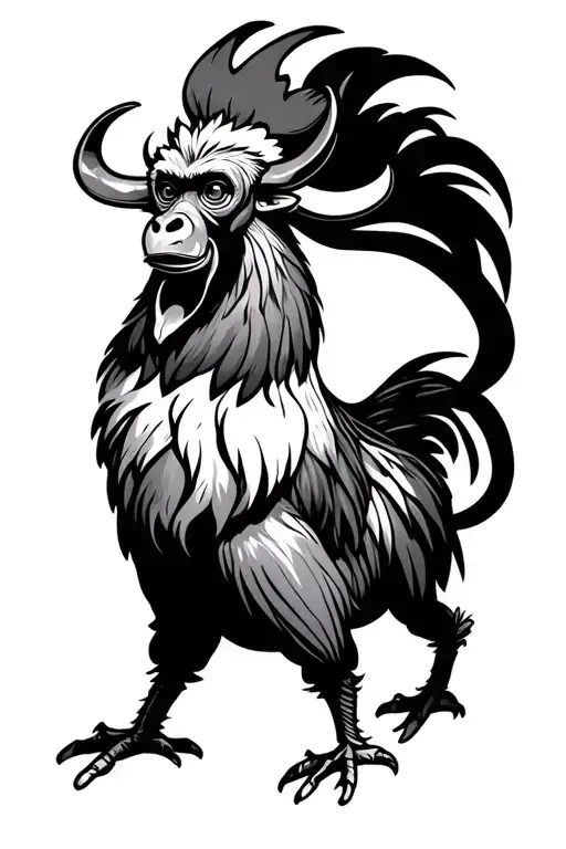 Japanese Ox Rooster Monkey