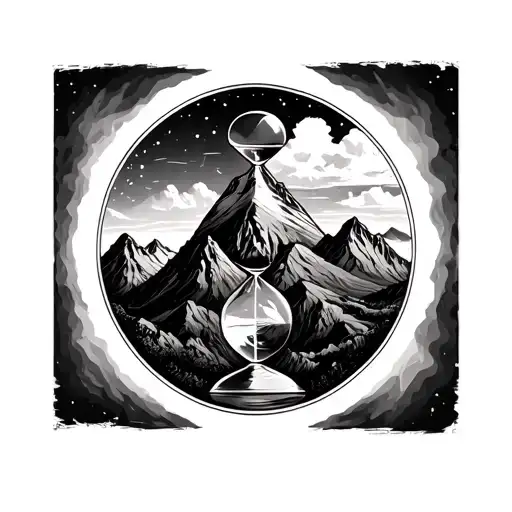 Mountain And Hourglass