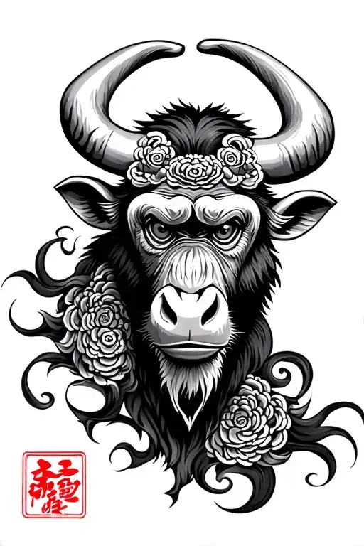 Chinese Ox And Monkey Face Morphing