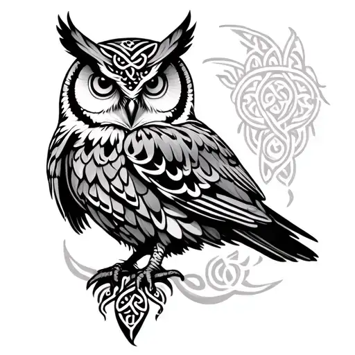 Owl Celtic Dainty