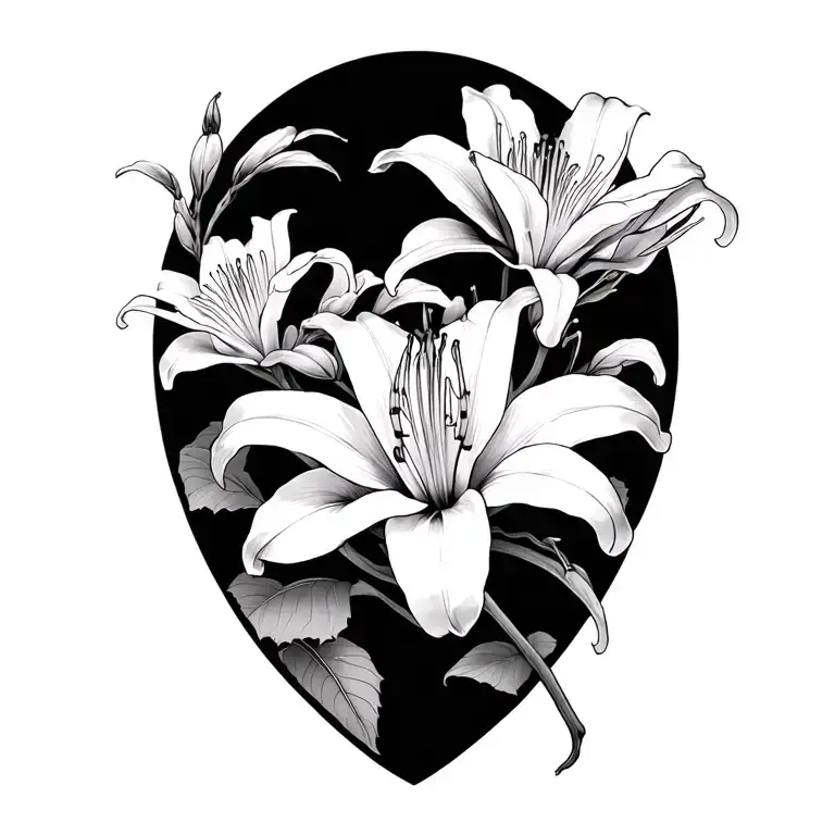 Dragon Spider Lily Cherry Blossom