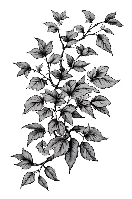 Botanical Vine Growing