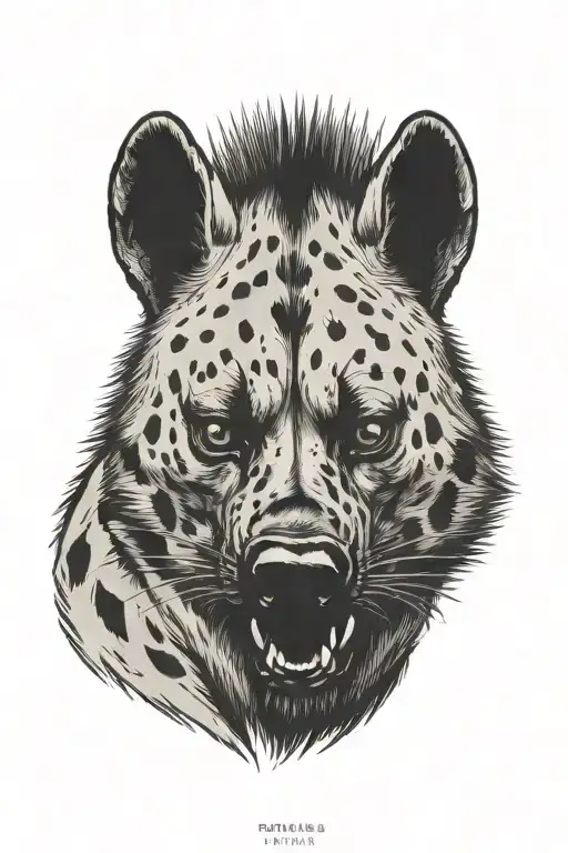 Hyena Face 1963 Written Small