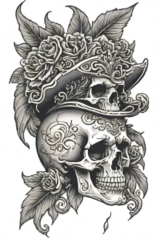 Skull With Prins