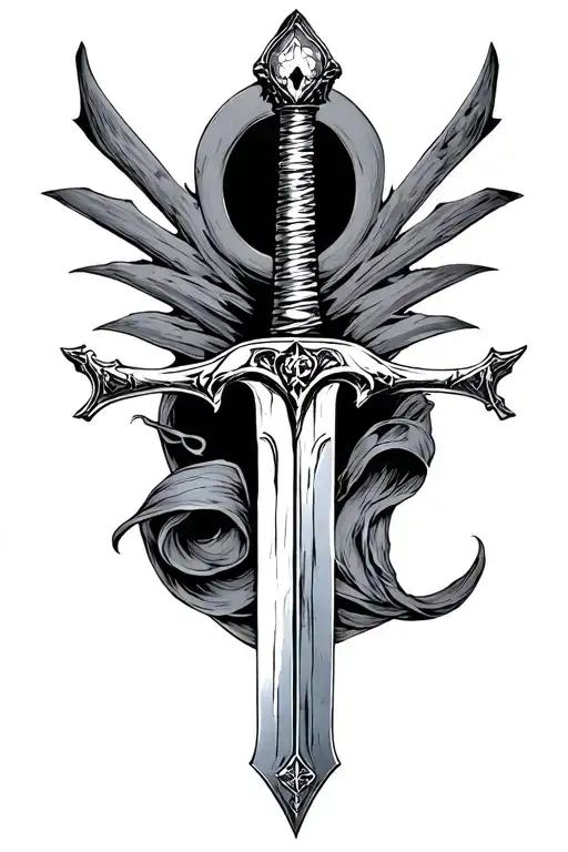 Memento Mori Templar Sword