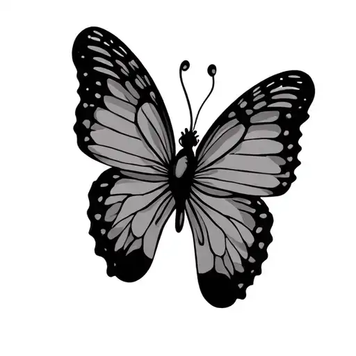 Butterfly Baby Footprint