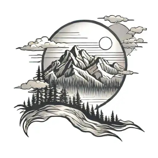 Circle Mountain Range