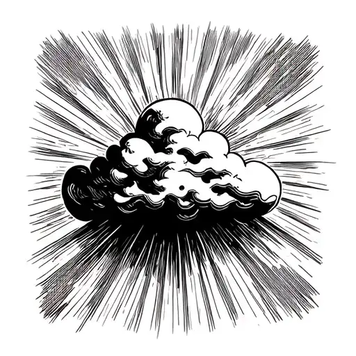 Tiny Cloud With A Ray Of Light