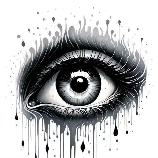 Psychedelic Eyes Melting