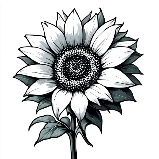 Sunflower With Narcissus Flower