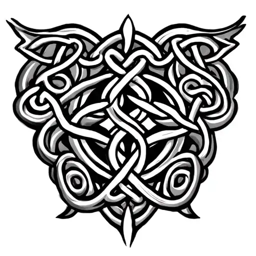 Symbols Family Celtic Knotwork Design