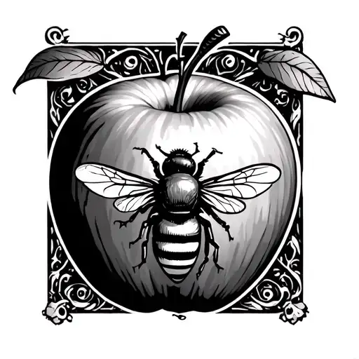 Poison Apple And Bee
