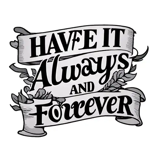 March 22Nd 2025 In Roman Numerals And Under It Have It Say Always And Forever