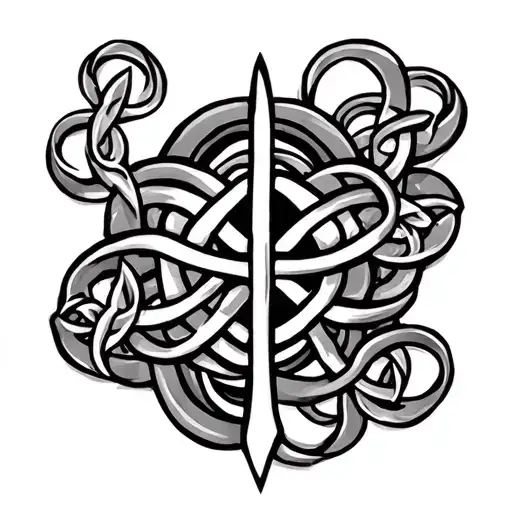 Celtic And Nordic Knots Half Sleeve