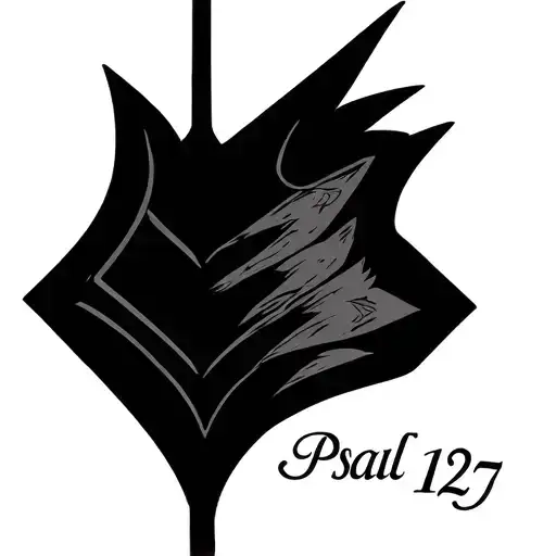 Arrow With Psalm 127