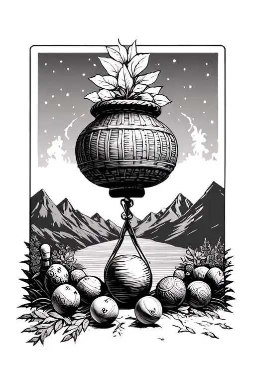 Virgile Peace Balance Basket Bowling Mountain