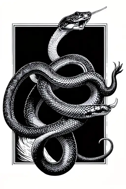 Egyptian Snake On Arm Sleeve