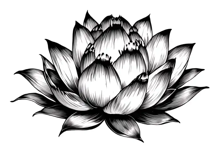 Lotus Flower With Dog Paw