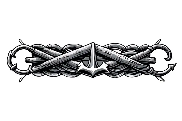 Dual Band With Anchor Inside