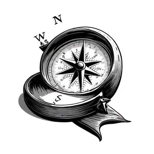 Compass With Coordinates