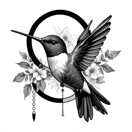 Hummingbird And Infinity Sign