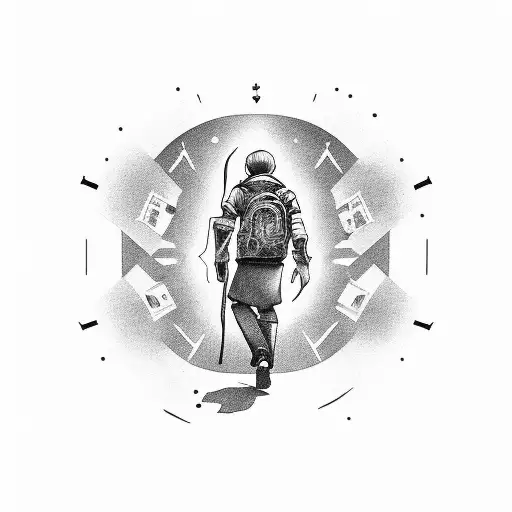 A Boy Walking Alone And Scorpio Zodiac