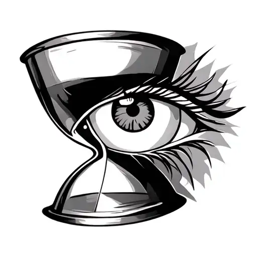 Hourglass With An Eye