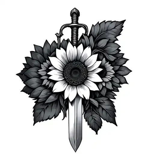 Sunflowers And Sword