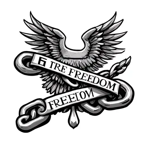 Chain With Greek Word For Freedom