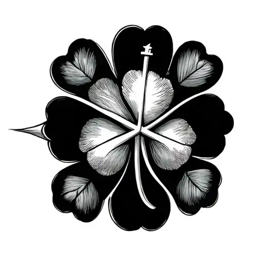 4 Leaf Clover And The Sign Of Sagittarius In Length