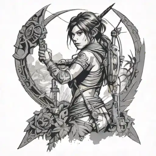 Shadow Of The Tomb Raider Eclipse Black And White
