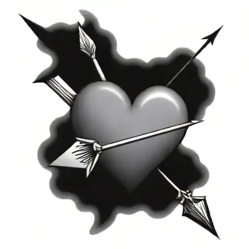 Heart Pierced By An Arrow