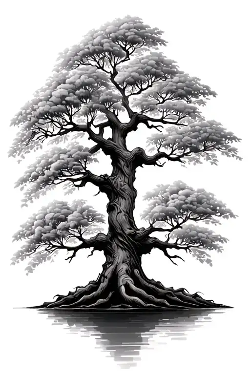 Willow Tree With Each Branch Representing