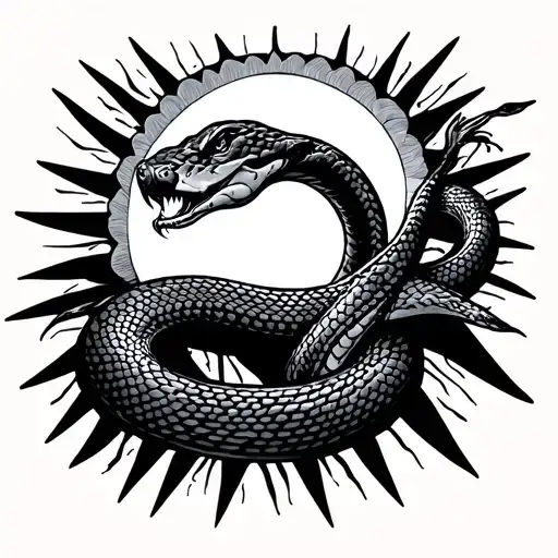 Snake And Sun