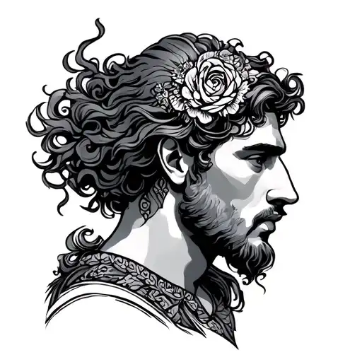 Virgo With Dad Design