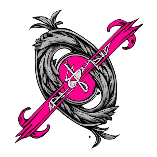 Pink And Roman Numeral