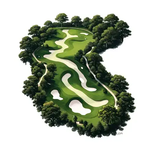 Golf Course Layout Blueprint