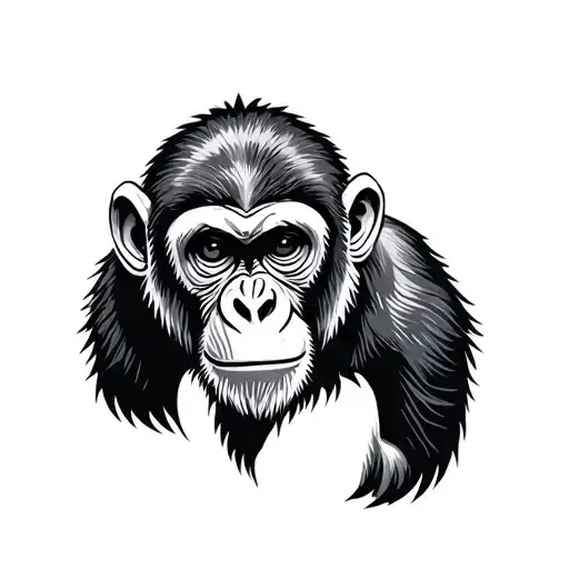 Continuous Line Primate