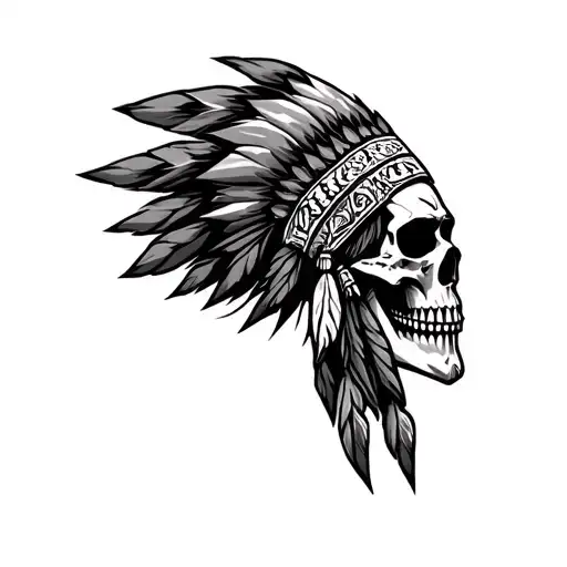 Indian Chief Skull