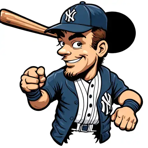 Cartoon Yankee Character