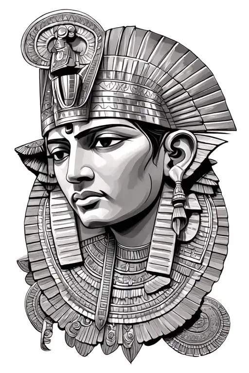 Ancient Egyptian God Osiris Forearm Tatoo