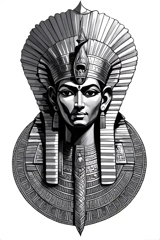 Ancient Egyptian God Osiris Forearm Tatoo